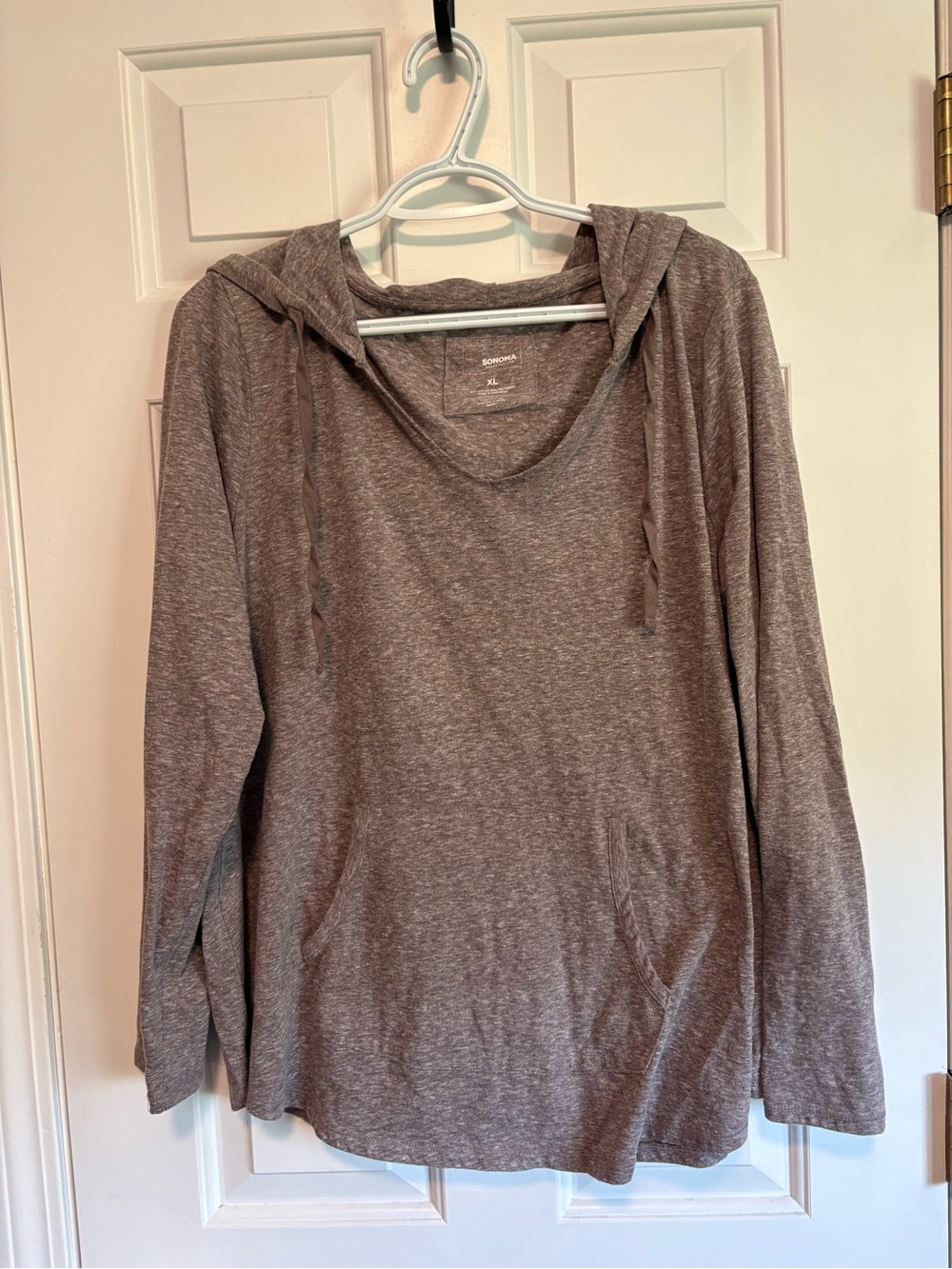 Sonoma Brown Heather Long-Sleeve Hoodie